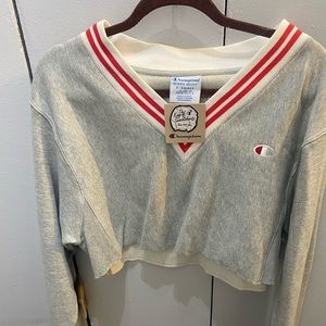 Champion crop top sweater